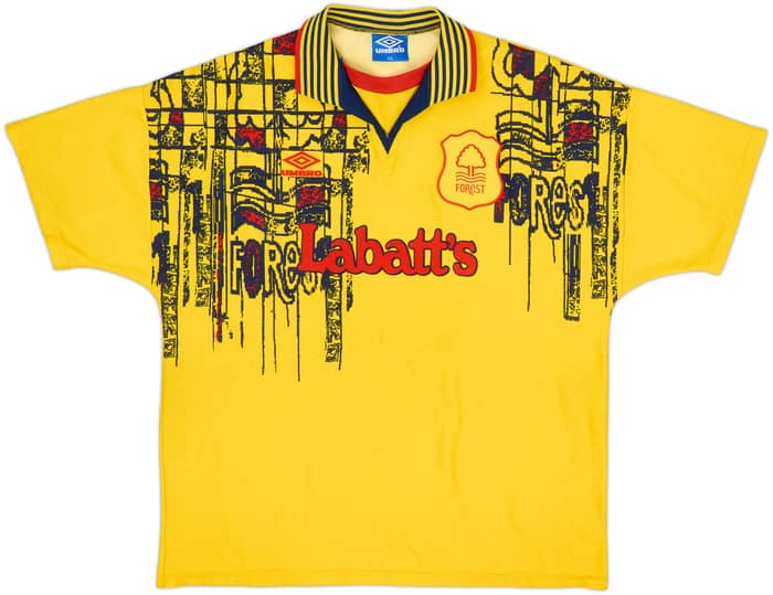 1995-97 Nottingham Forest Away Shirt Pearce #3 - 8/10 - (XXL)