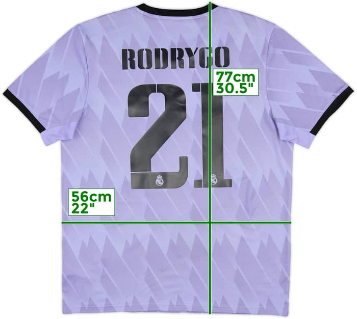 2022-23 Real Madrid Away Shirt Rodrygo #21 - 8/10 - (L)