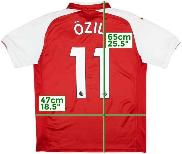 2017-18 Arsenal Home Shirt Ozil #11 - 6/10 - (S)