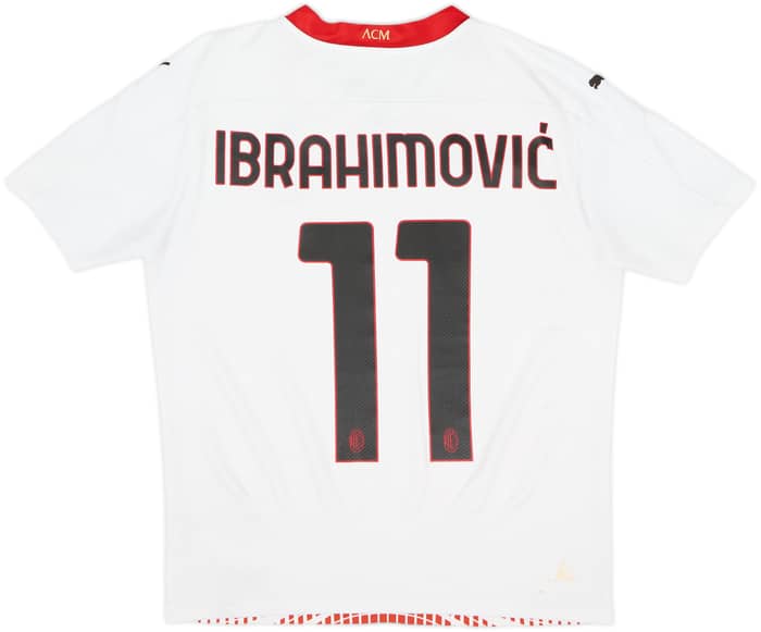2020-21 AC Milan Away Shirt Ibrahimovic #11 - 6/10 - (S)