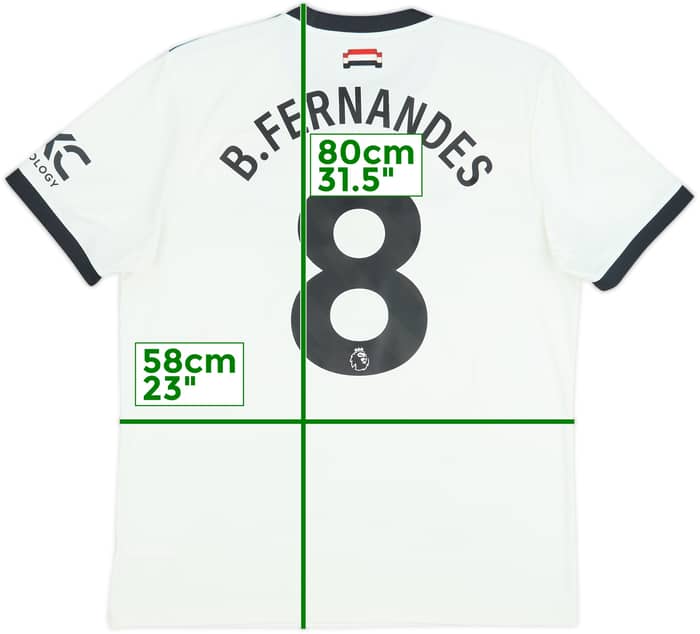 2024-25 Manchester United Third Shirt B.Fernandes #8 - 8/10 - (XL)