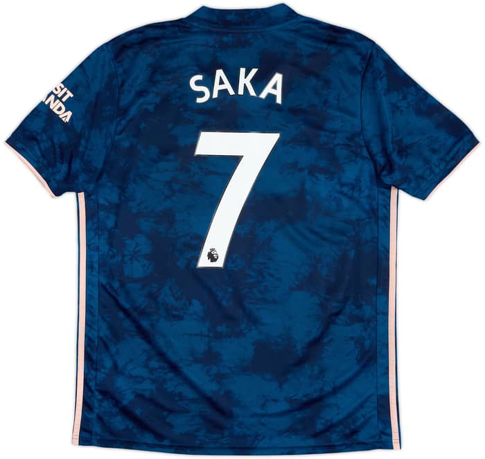 2020-21 Arsenal Third Shirt Saka #7 - 6/10 - (L)