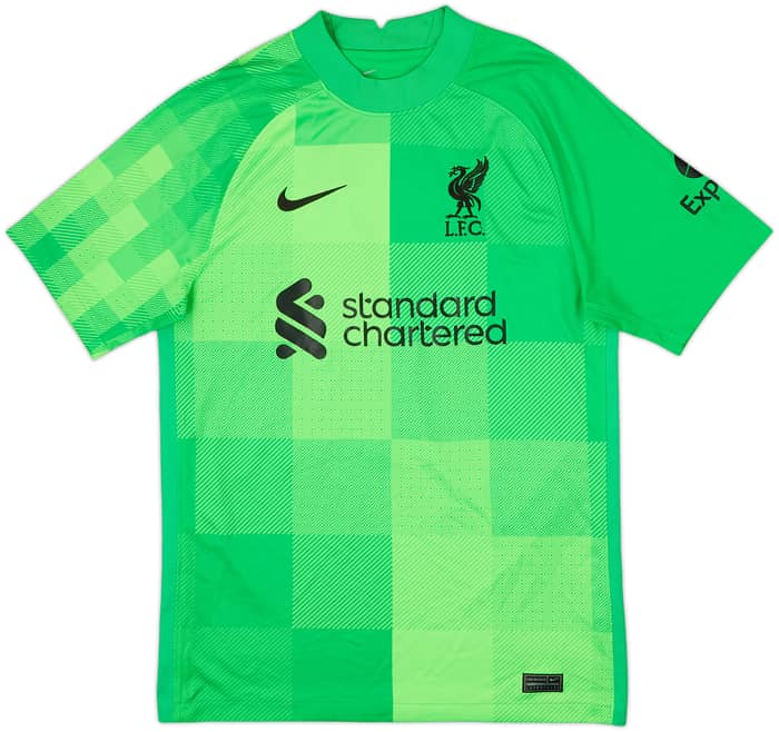 2021-22 Liverpool GK Shirt A.Becker #1 - 6/10 - (S)