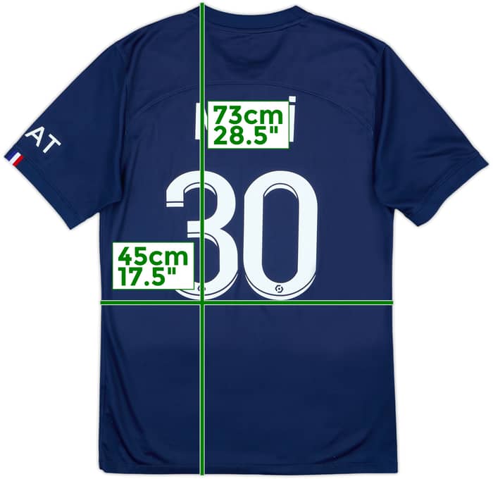 2022-23 Paris Saint-Germain Camiseta Local Messi #30 - 8/10 - (S)