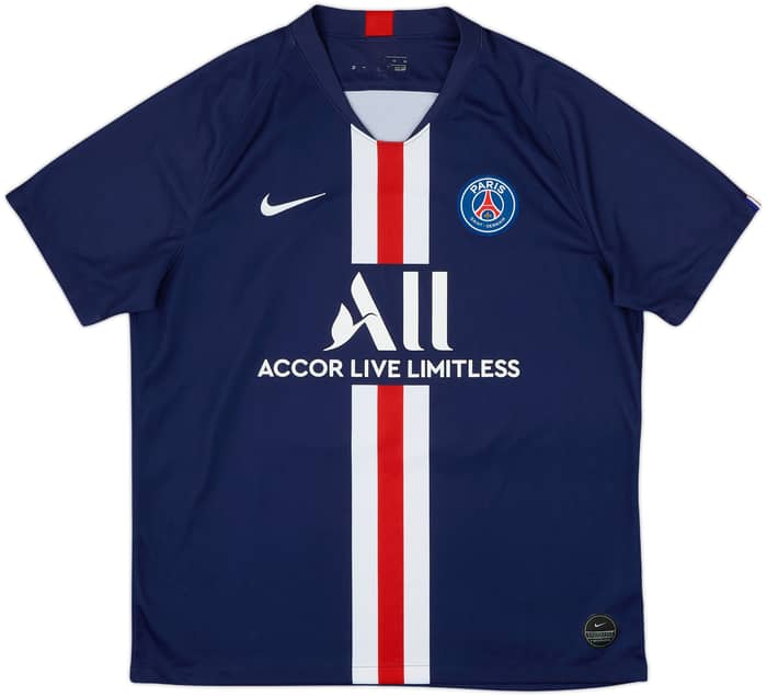 Camiseta de local del Paris Saint-Germain 2019-20 Mbappe #7 - 8/10 - (XL)