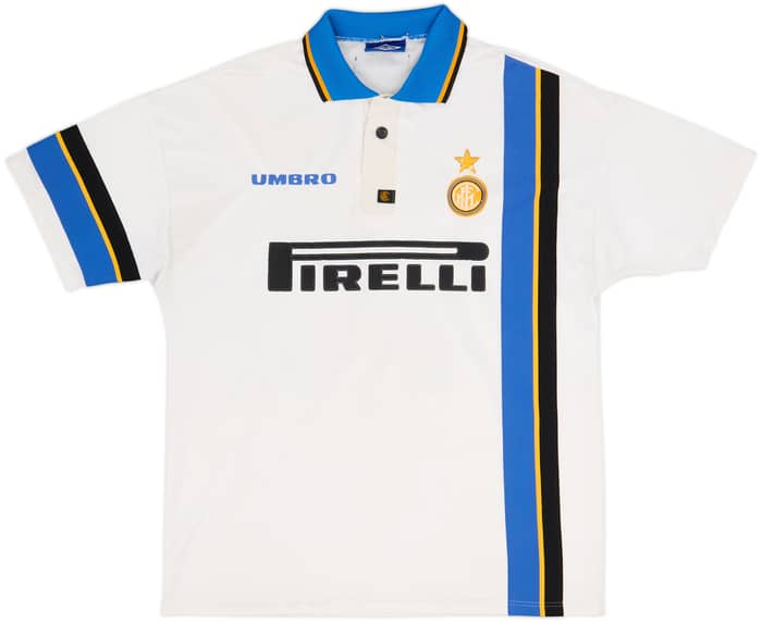 1997-98 Inter Milan Away Shirt Ronaldo #10 - 6/10 - (L)