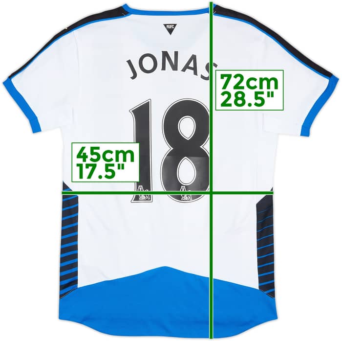 2015-16 Newcastle Camiseta Titular Jonas #18 - 8/10 - (S)