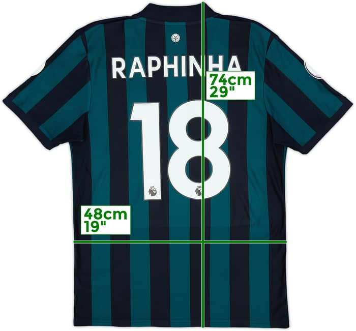 2020-21 Leeds United Away Shirt Raphinha #18 - 8/10 - (M)