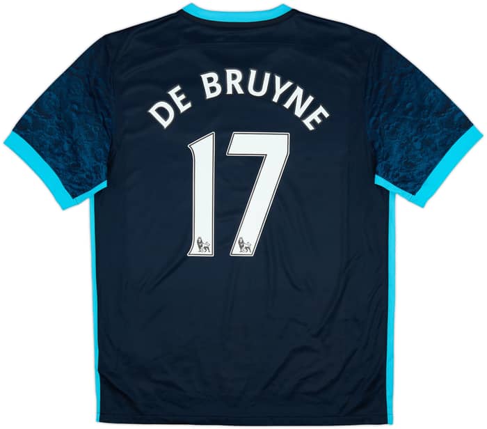 2015-16 Manchester City Away Shirt De Bruyne #17 - 8/10 - (L)