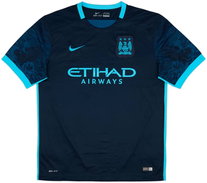 2015-16 Manchester City Away Shirt De Bruyne #17 - 8/10 - (L)