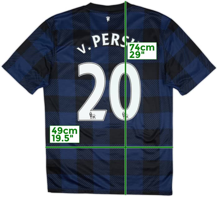 2013-14 Manchester United Away Shirt V.Persie #20 - 8/10 - (M)