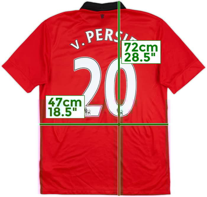 2013-14 Manchester United Home Shirt V.Persie #20 - 6/10 - (M)