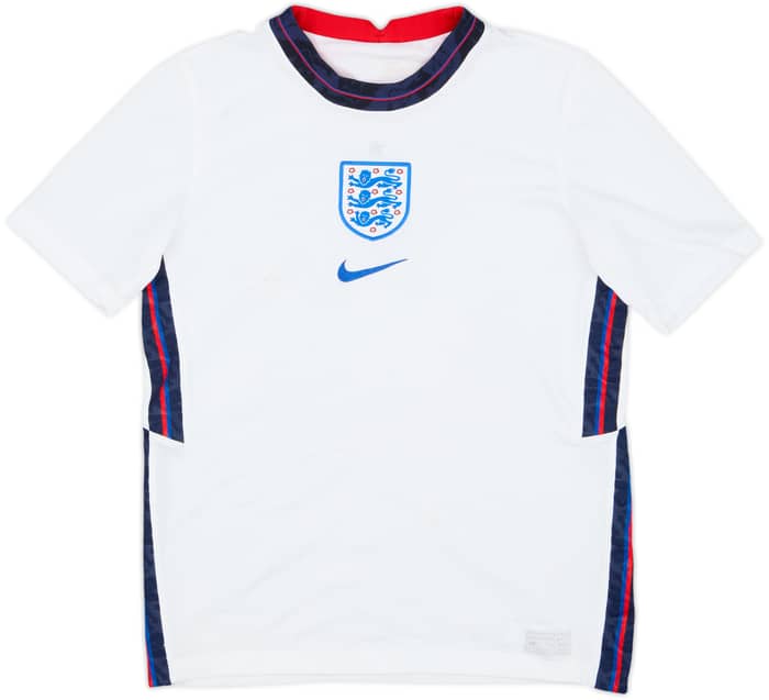 2020-22 England Home Shirt - 4/10 - (L.Boys)