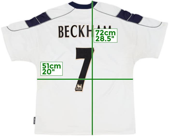 2000-01 Manchester United Away Shirt Beckham #7 - 6/10 - (M)