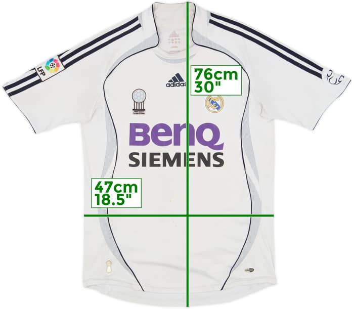 2006-07 Real Madrid Home Shirt - 4/10 - (S)