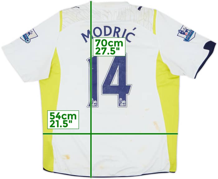 2009-10 Tottenham Home Shirt Modric #14 - 3/10 - (L)
