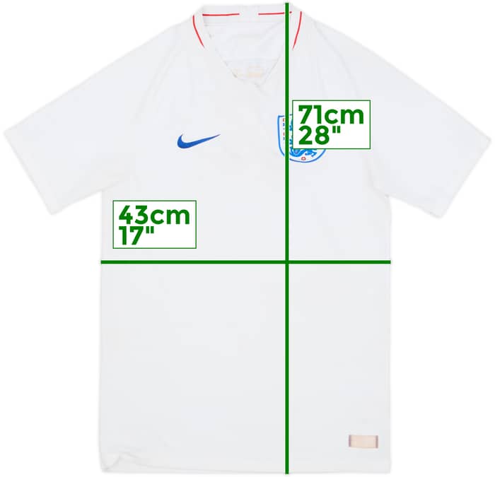 2018-19 England Home Shirt - 4/10 - (S)