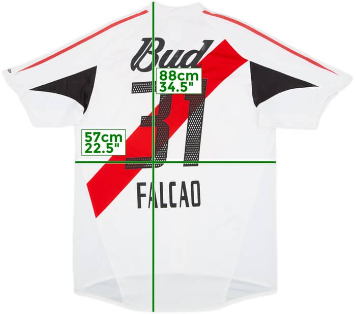 2004-05 River Plate Home Shirt Falcao #31 - 5/10 - (XXL)