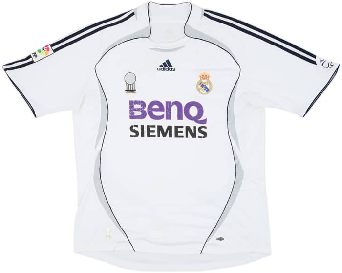 2006-07 Real Madrid Home Shirt - 4/10 - (XL)