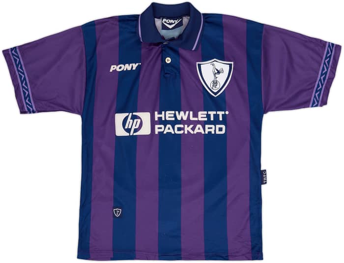 1995-97 Tottenham Away Shirt Sheringham #10 - 8/10 - (S)