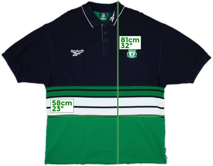 1999-00 Liverpool Reebok Polo Shirt - 8/10 - (XL)