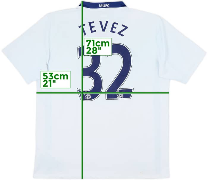 2008-10 Manchester United Away Shirt Tevez #32 - 6/10 - (M)