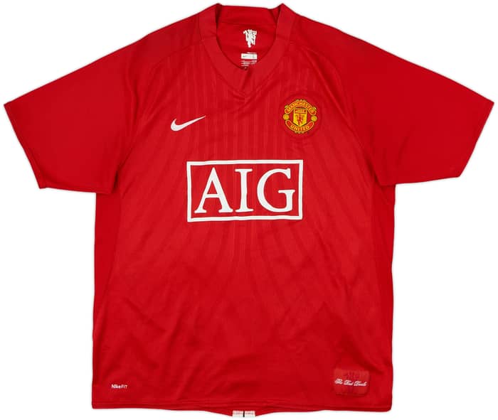 2007-09 Manchester United Home Shirt Rafael #21 - 6/10 - (S)