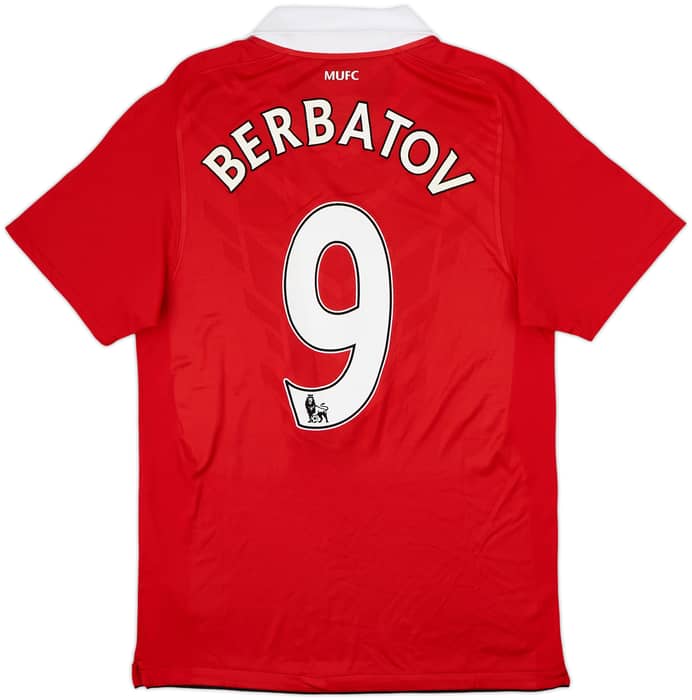 2010-11 Manchester United Home Shirt Berbatov #9 - 8/10 - (S)