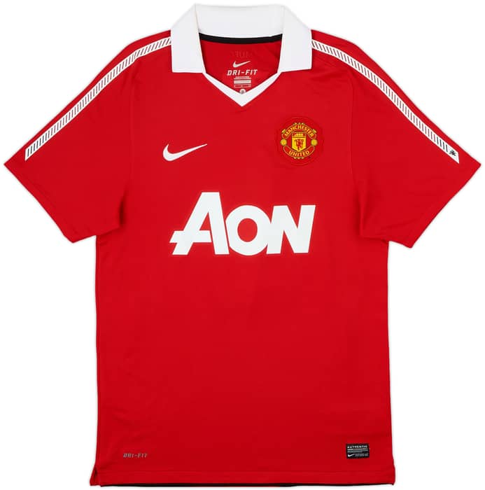 2010-11 Manchester United Home Shirt Berbatov #9 - 8/10 - (S)
