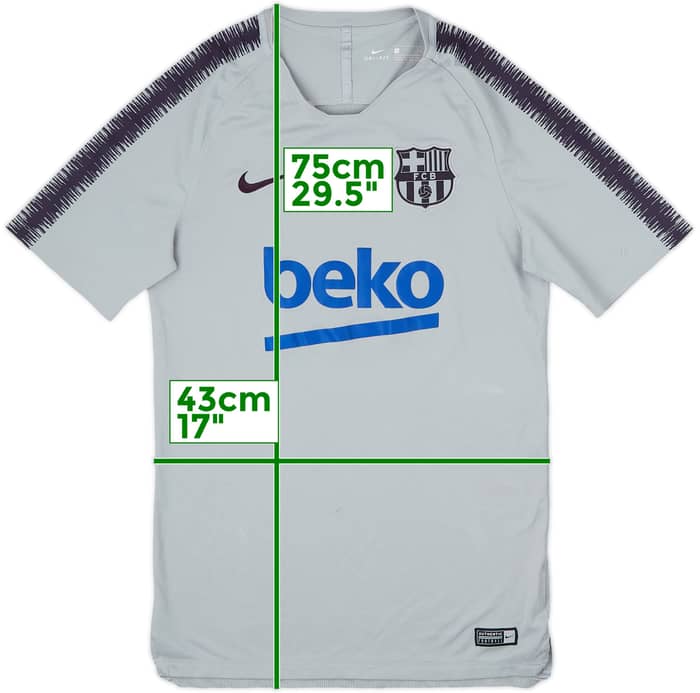 2018-19 Barcelona Nike Training Shirt - 9/10 - (S)