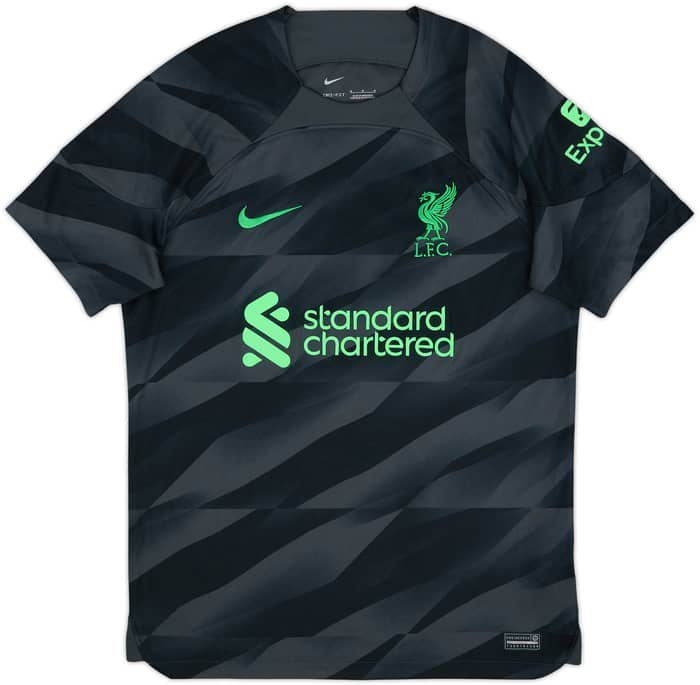 2023-24 Liverpool GK S/S Shirt A.Becker #1 - 6/10 - (M)