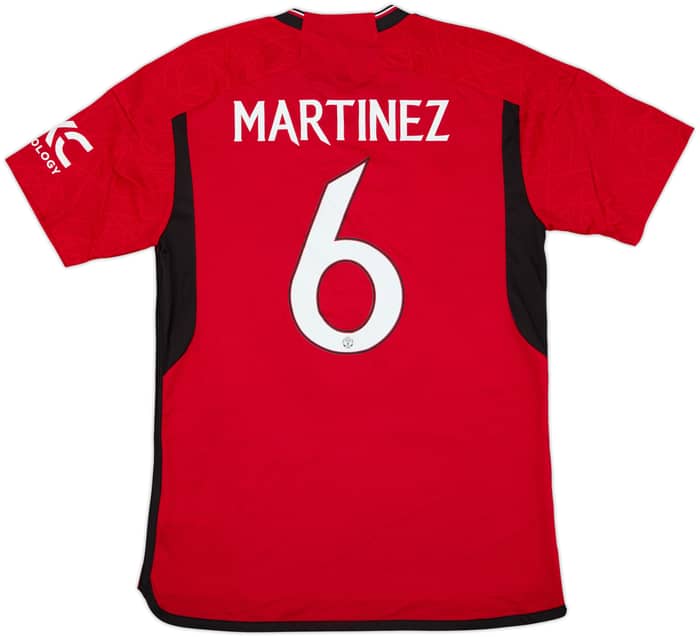 2023-24 Manchester United Home Shirt Martinez #6 (M)