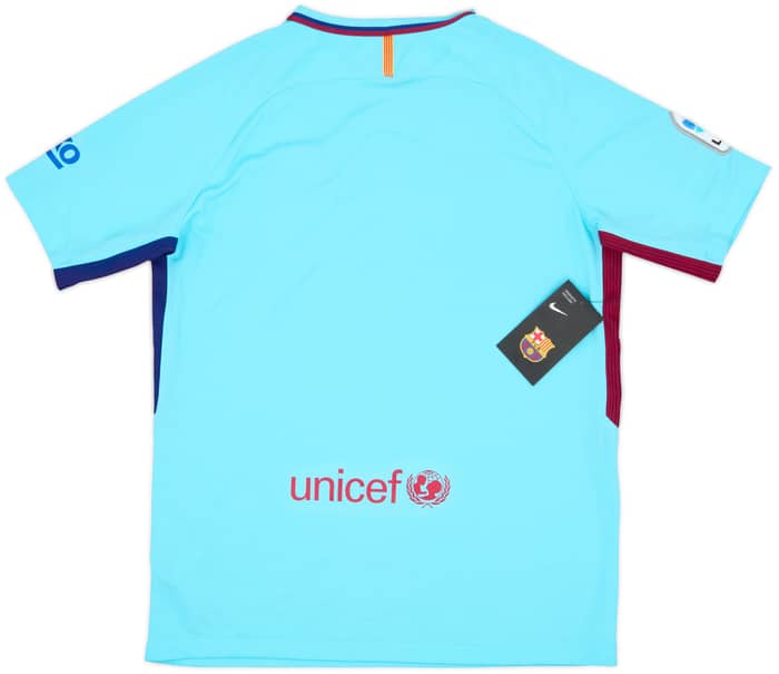2017-18 Barcelona Away Shirt (XL.Boys)