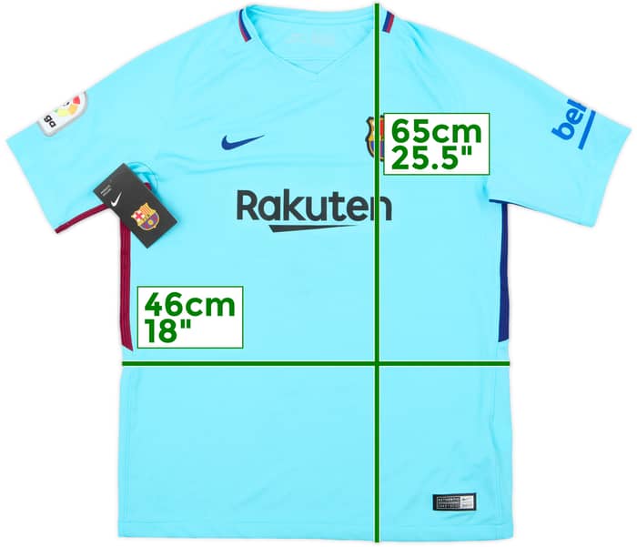 2017-18 Barcelona Away Shirt (XL.Boys)