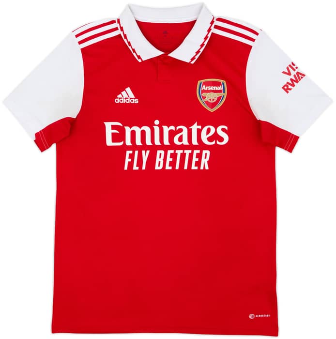 2022-23 Arsenal Home Shirt Saka #7 - 4/10 - (M)