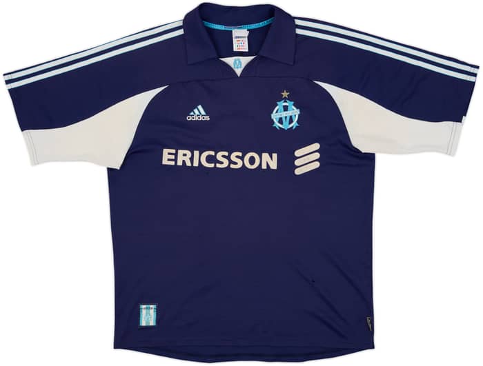1999-00 Olympique Marseille Away Shirt Pires #7 - 4/10 - (L)