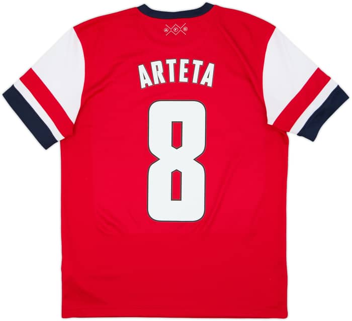 2012-14 Arsenal Home Shirt Arteta #8 - 6/10 - (M)