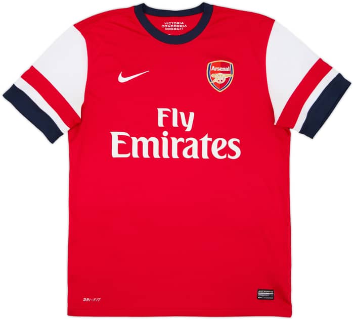 2012-14 Arsenal Home Shirt Arteta #8 - 6/10 - (M)