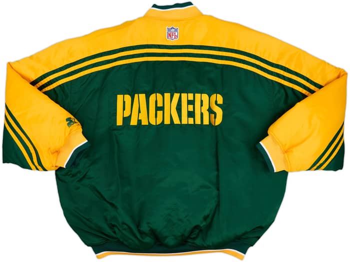 1990s Green Bay Packers Starter Satin Varsity Jacket - 9/10 - (XXL)