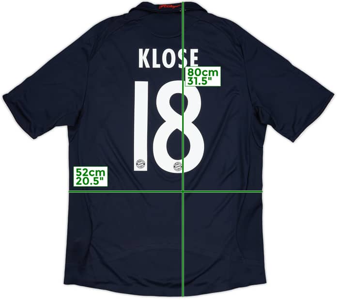 2008-09 Bayern Munich Player Issue Away Shirt Klose #18 - 6/10 - (L)