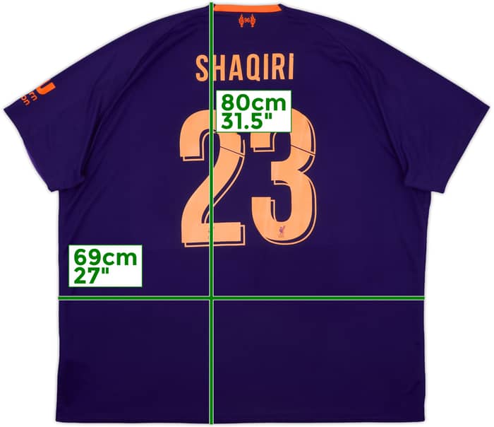 2018-19 Liverpool Away Shirt Shaqiri #23 - 5/10 - (3XL)