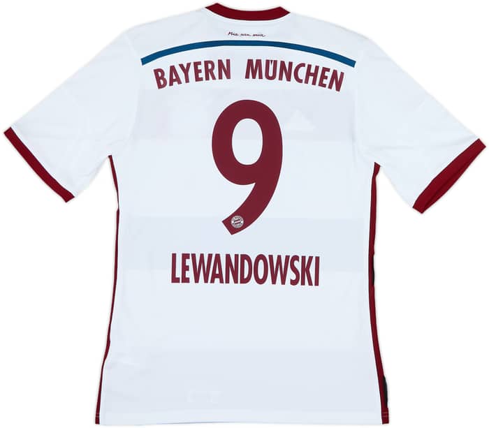 2014-15 Bayern Munich Away Shirt Lewandowski #9 (S)