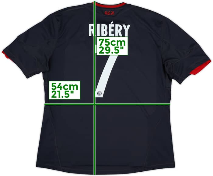 2010-11 Bayern Munich Third Shirt Ribery #7 - 5/10 - (L)