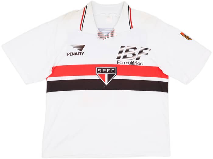1992 Sao Paulo Home Shirt #10 - 8/10 - (L)
