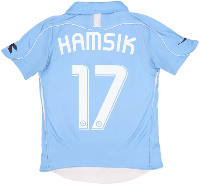 2008-09 Napoli Home Shirt Hamsik #17 - 6/10 - (XS)