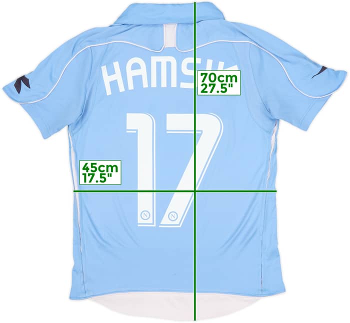 2008-09 Napoli Home Shirt Hamsik #17 - 6/10 - (XS)