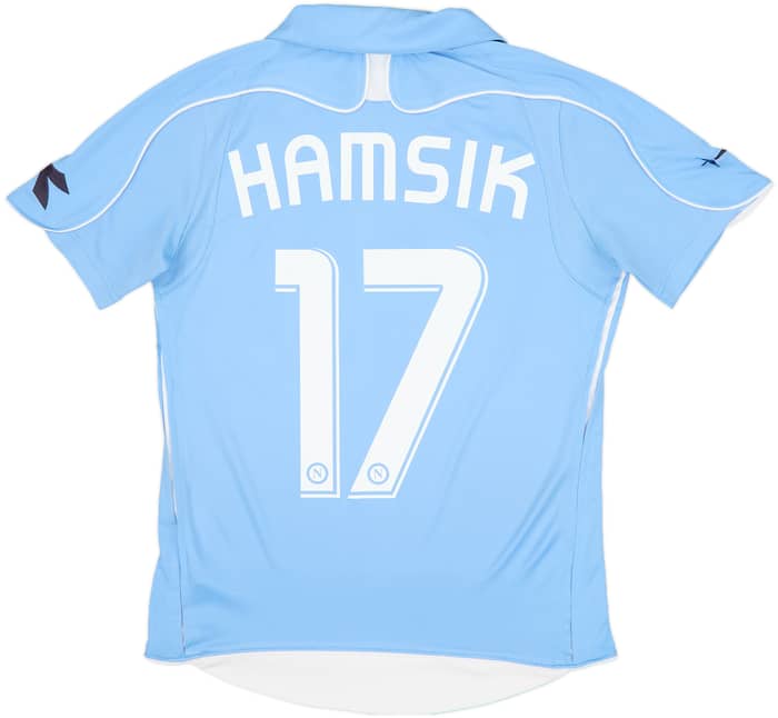 2008-09 Napoli Home Shirt Hamsik #17 - 6/10 - (XS)