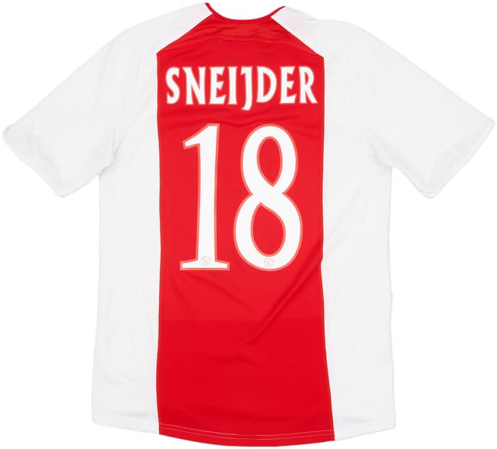 2005-06 Ajax Home Shirt Sneijder #18 - 6/10 - (S)