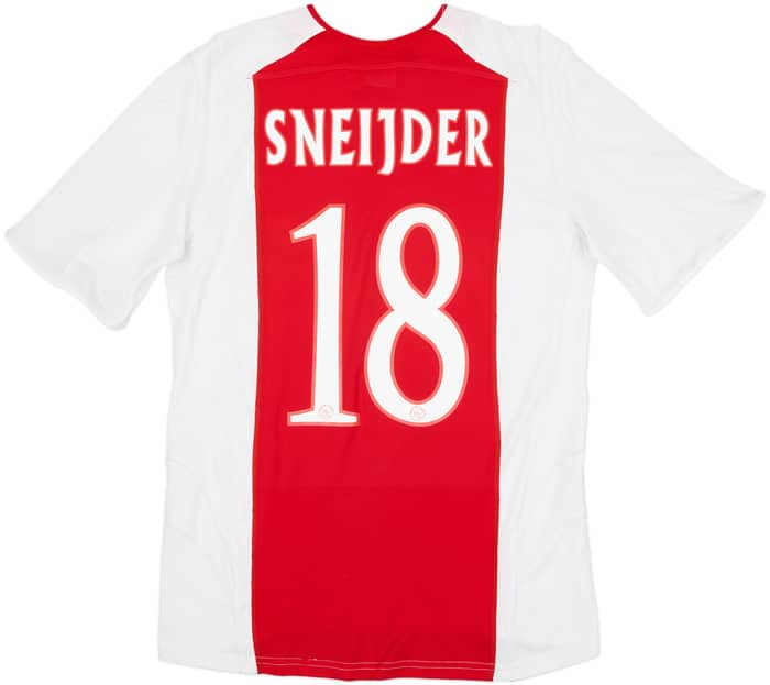 2005-06 Ajax Home Shirt Sneijder #18 - 6/10 - (S)