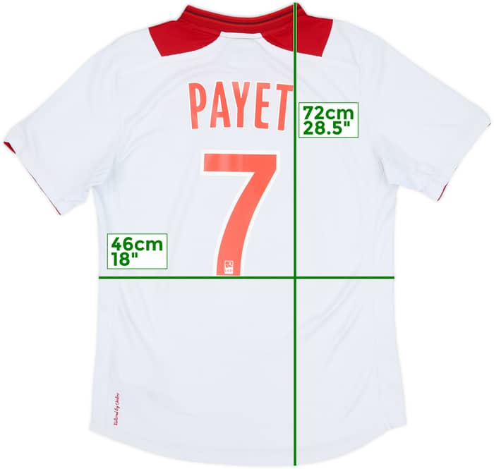 2012-13 Lille Away Payet #7 - 7/10 - (S)